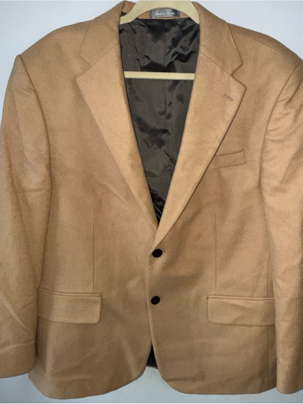 Oscar de la Renta Wool Blend Sport Coat
